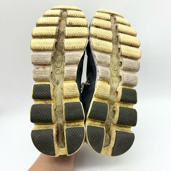 On Cloudflow Running Comfort Sneakers In Smoke/Limelight Sz 10 Athletic Orthotic - Picture 11 of 13